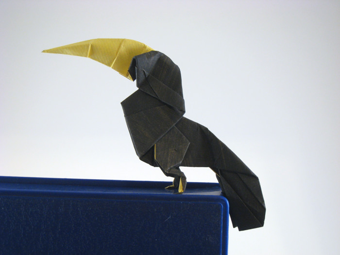 Origami Toucan by Miguel A. Callisaya folded by Gilad Aharoni