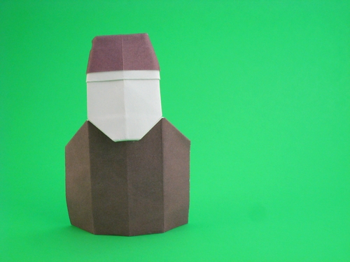 Origami Turk by David Petty folded by Gilad Aharoni
