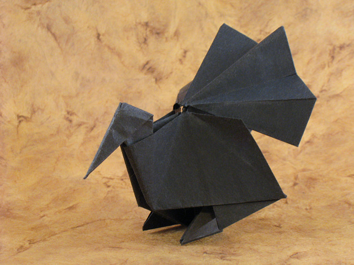 Origami Turkey by Gen Hagiwara folded by Gilad Aharoni