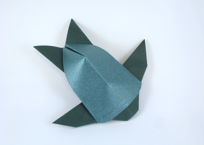 Origami Sea turtle by Arun Soor folded by Gilad Aharoni