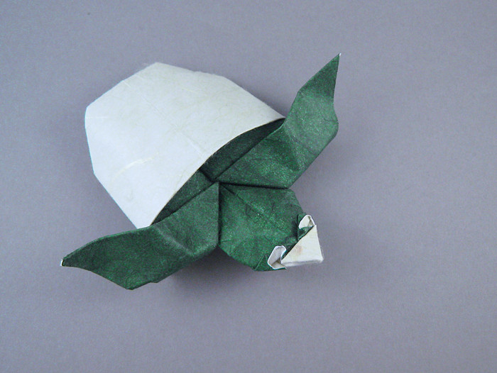 Origami Turtle baby by Seo Won Seon (Redpaper) folded by Gilad Aharoni
