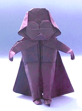 Origami Lord Vader by Ray Horacek folded by Gilad Aharoni