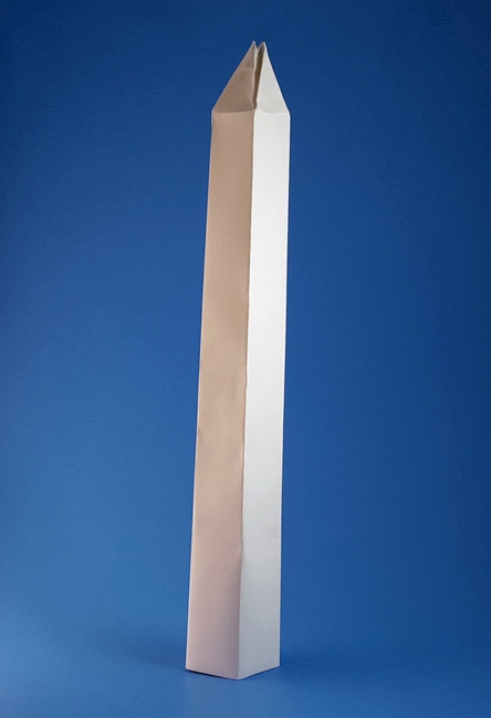 Origami The Washington Monument by Shuki Kato folded by Gilad Aharoni