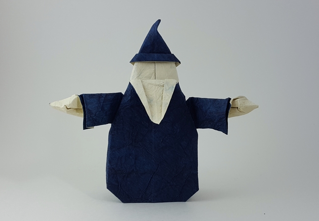 Origami Wizard by John Montroll folded by Gilad Aharoni