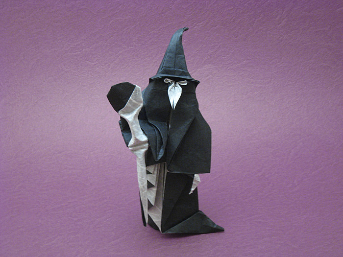 Origami Wizard by Hojyo Takashi folded by Gilad Aharoni