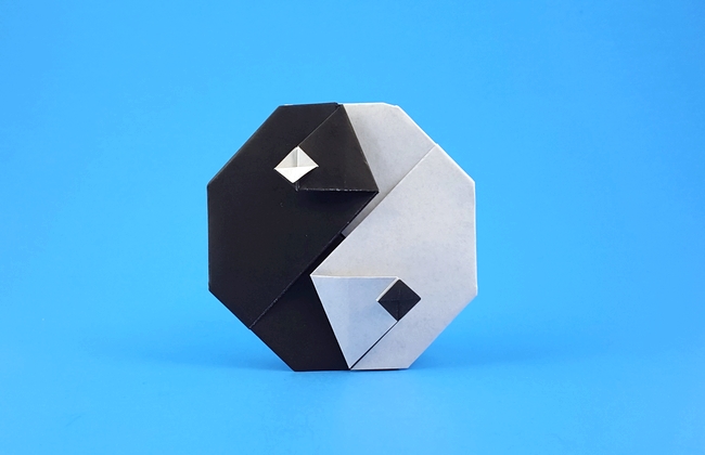 Origami Yin Yang by Daniela Carboni folded by Gilad Aharoni