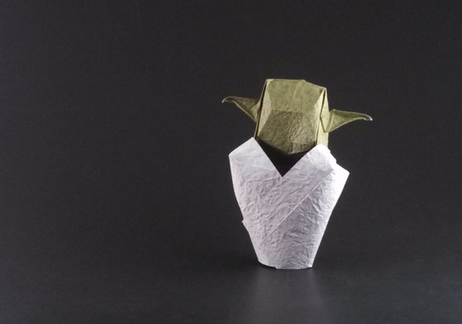 Origami Yoda by Tong Liu (G.T. Liu) folded by Gilad Aharoni