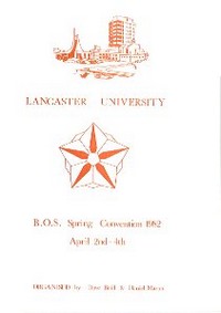 BOS Convention 1982 Spring book cover