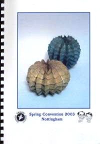 Cover of BOS Convention 2003 Spring