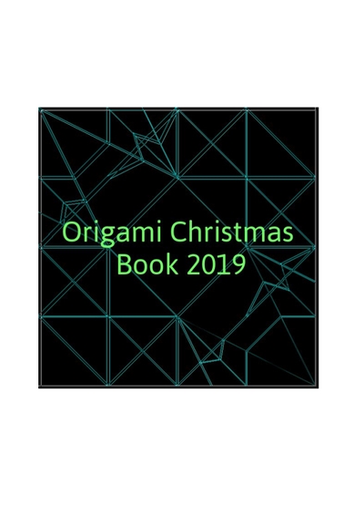 Cover of Christmas Origami Book 2019