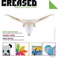Creased Magazine 1 book cover