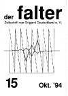 Der Falter 15 book cover