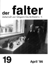 Cover of Der Falter 19