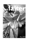 Der Falter 39 book cover