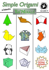 Simple Origami as Featured in The New Countesthorpe Herald - BOS booklet 75 book cover