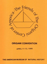 Cover of Origami USA Convention 1986