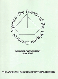 Origami USA Convention 1987 book cover