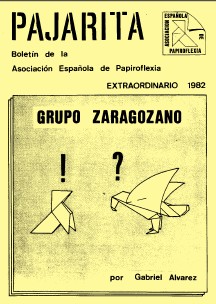 Cover of Pajarita Extra 1982 - Grupo Zaragozano by Gabriel Alvarez Casanovas