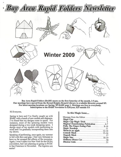 BARF 2009 Winter book cover