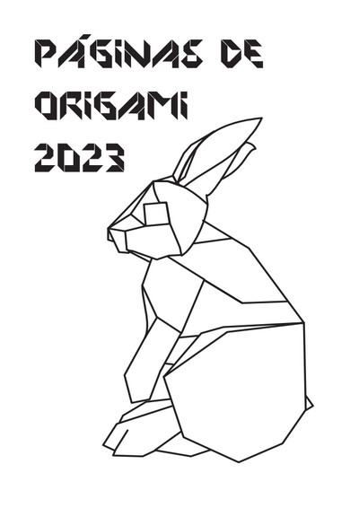 Bogota Origami Convention 2023 book cover