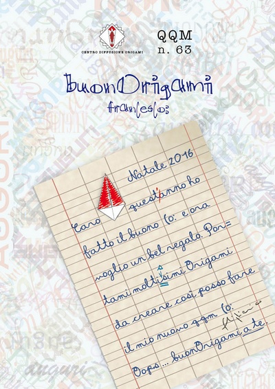 Cover of Buon Origami - QQM 63 by Francesco Miglionico