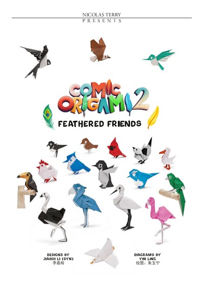 Cover of Comic Origami 2 - Feathered Friends by Jiahui Li (Syn)