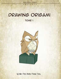 Cover of Drawing Origami - Volume 1 by Halle, Pere Olivella and Nicolas Terry