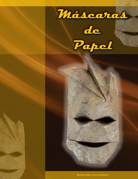 Cover of Mascaras de Papel by Oscar Zapata (Origami_OZ)