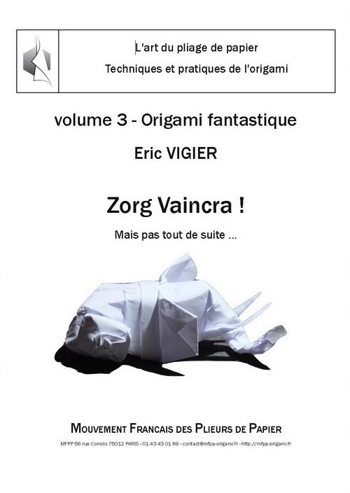 Cover of MFPP Collection - Volume 3 - Origami Fantastique by Eric Vigier