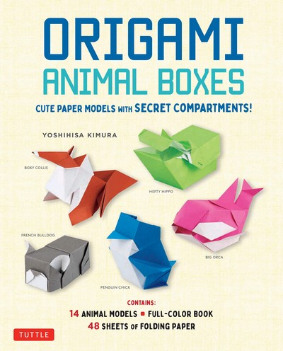 Cover of Origami Animal Boxes by Kimura Yoshihisa
