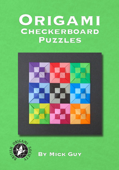 Origami Checkerboard Puzzles - BOS booklet 84 book cover