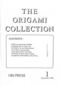 The Origami Collection 1 book cover