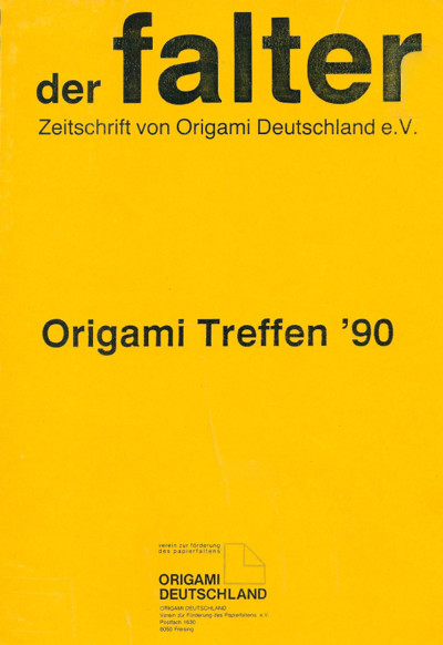 Origami Deutschland 1990 book cover