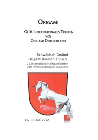 Origami Deutschland 2012 book cover