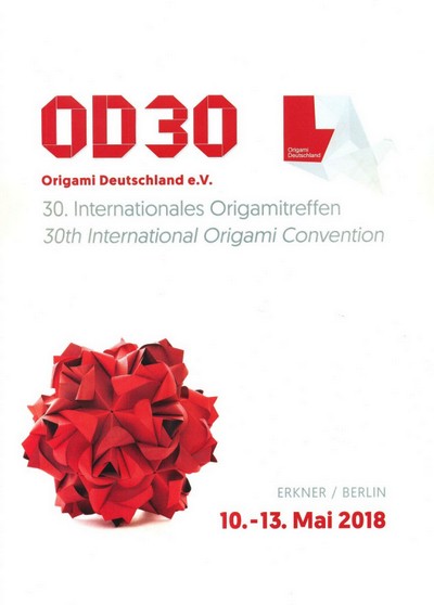 Origami Deutschland 2018 book cover