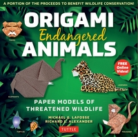 Origami Endangered Animals book cover