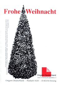 Origami Deutschland - Merry Christmas 1997 book cover