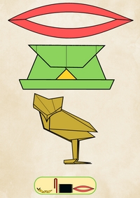 Origami Hieroglyphs book cover