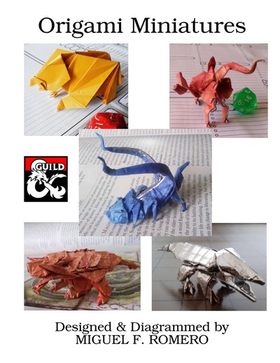 Cover of Origami Miniatures by Miguel F. Romero