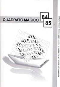 Quadrato Magico Magazine 84-085 book cover