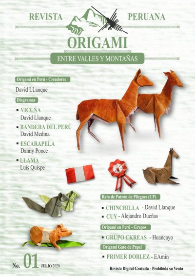 Cover of Revista Peruana Origami 1