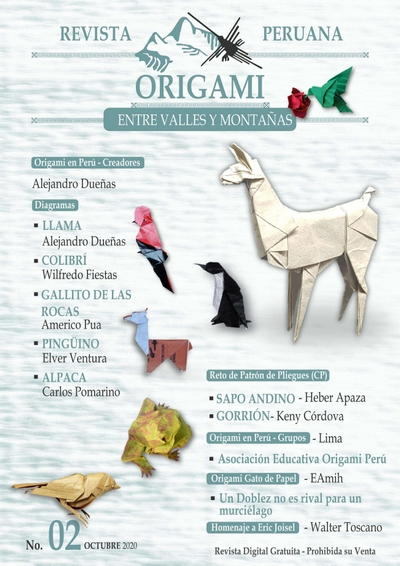 Cover of Revista Peruana Origami 2