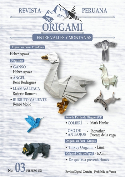 Cover of Revista Peruana Origami 3