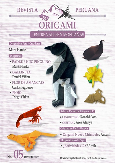 Cover of Revista Peruana Origami 5