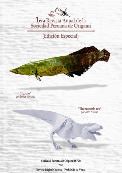 Cover of Revista Peruana Origami Special 2021