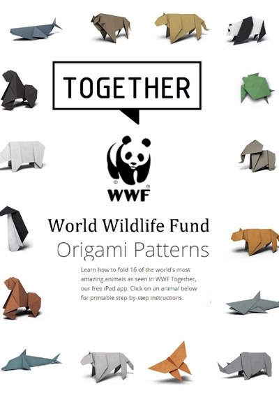 Together - World Wildlife Fund Origami Patterns book cover