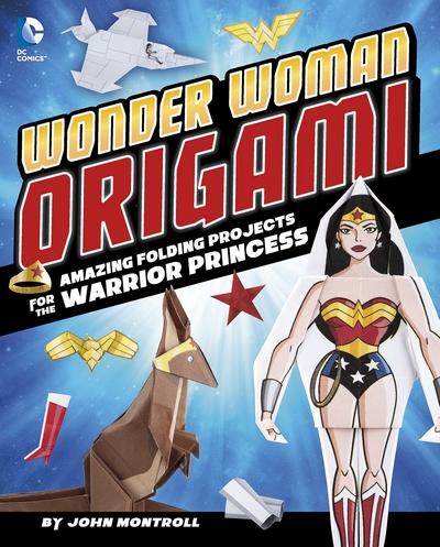 Wonder Woman Origami book cover