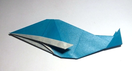 Origami Whale by Stuart R. Allington on giladorigami.com