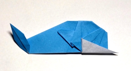 Origami Dolphin by Stephen Cadney on giladorigami.com