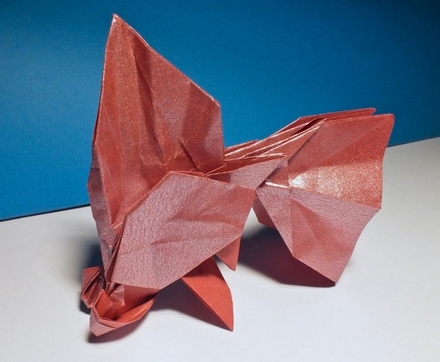 Origami Goldfish by Chen Xiao on giladorigami.com